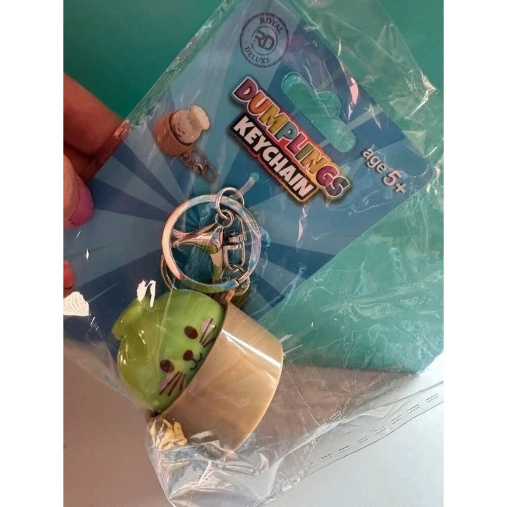 Dumplings Keychain - Green - TikTok Viral Mini Dumpling
